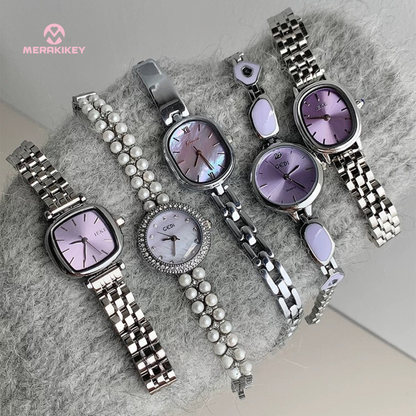 authentic elegant design, scratch-resistant glass face, premium strap. Perfect fashion accessory for every style